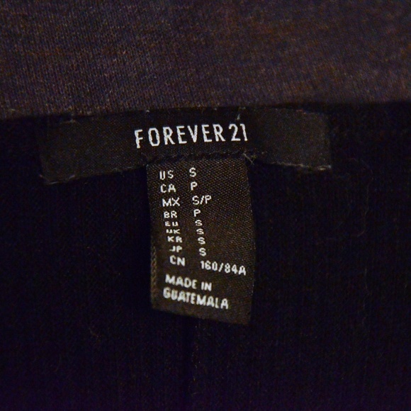 Small Knit Black Cami Dress Tie Front Forever 21 - Picture 4 of 4